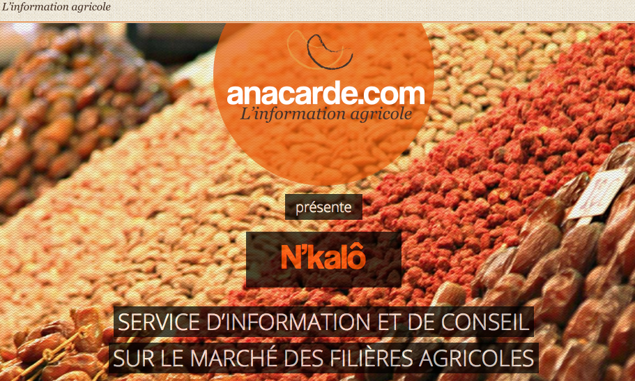 N'KALO AU SERVICE DU MONDE AGRICOLE